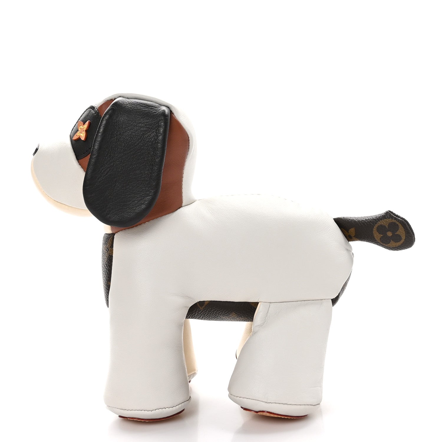 Louis Vuitton Calfskin Monogram Doudou Oscar Dog Beige 4 of 9
