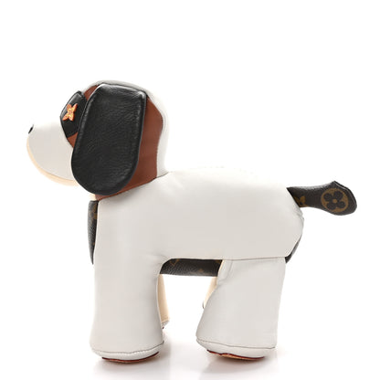 Louis Vuitton Calfskin Monogram Doudou Oscar Dog Beige 4 of 9