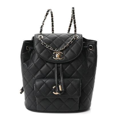 Chanel Caviar Quilted Backpack Bag Black 1 of 11