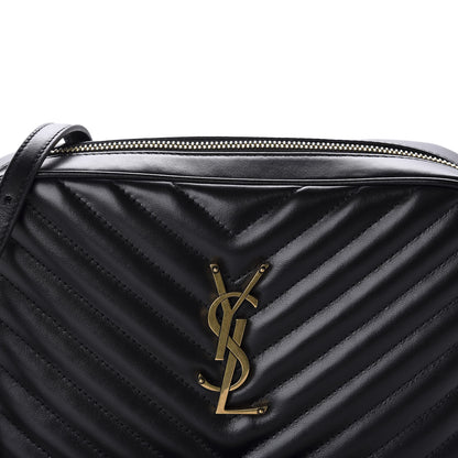 Saint Laurent Calfskin Matelasse Monogram Lou Camera Bag Black 10 of 10
