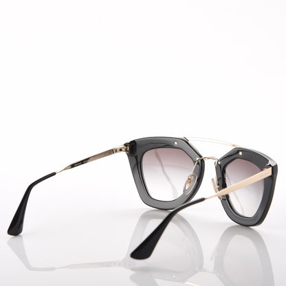 Prada Acetate Cinema Sunglasses SPR 09Q Black 4 of 7