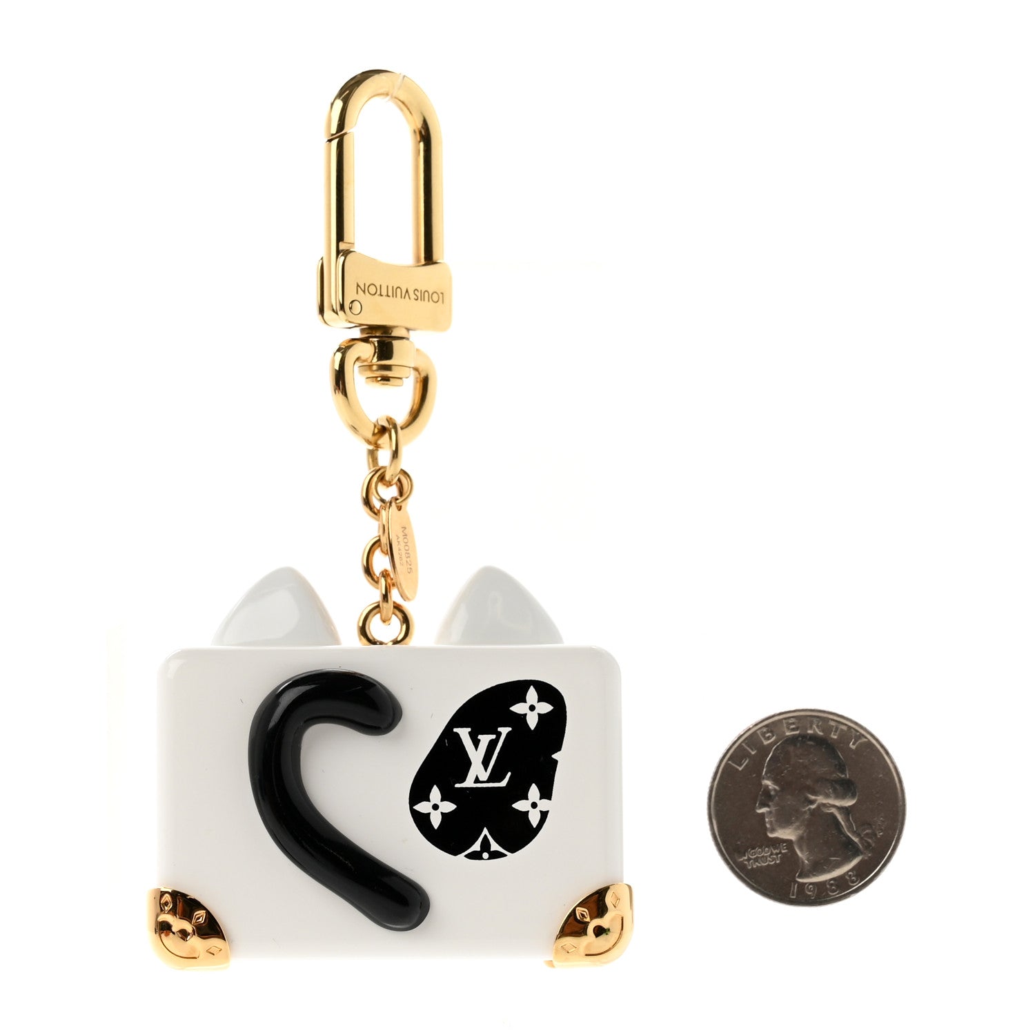 Louis Vuitton Resin Crystal Catrunk Bag Charm Keyring 2 of 3