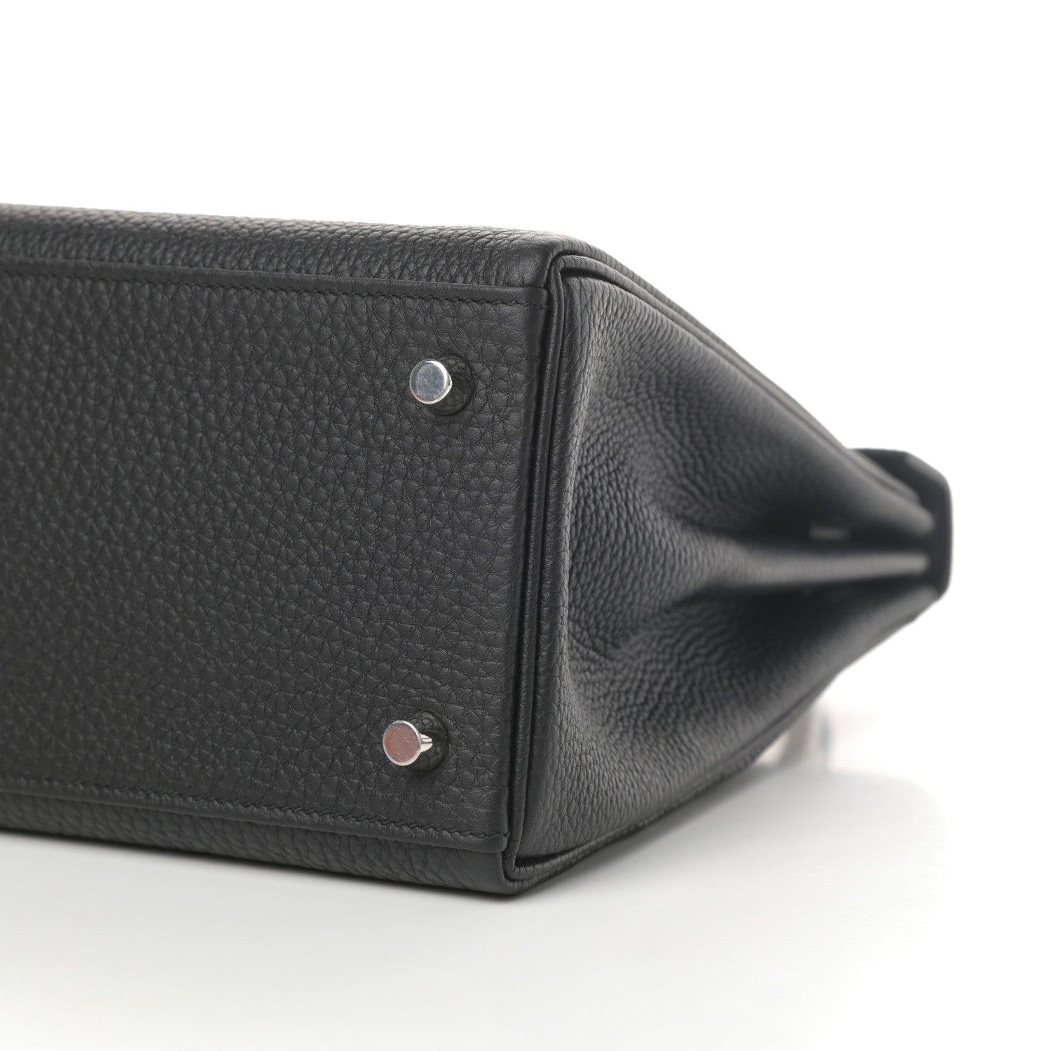 Hermes Togo Matte Alligator Kelly Retourne Touch 28 Black 10 of 12