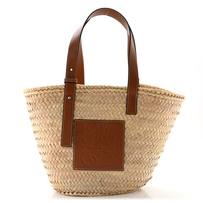 Loewe Raffia Basket Tote Bag Natural Tan 1 of 10