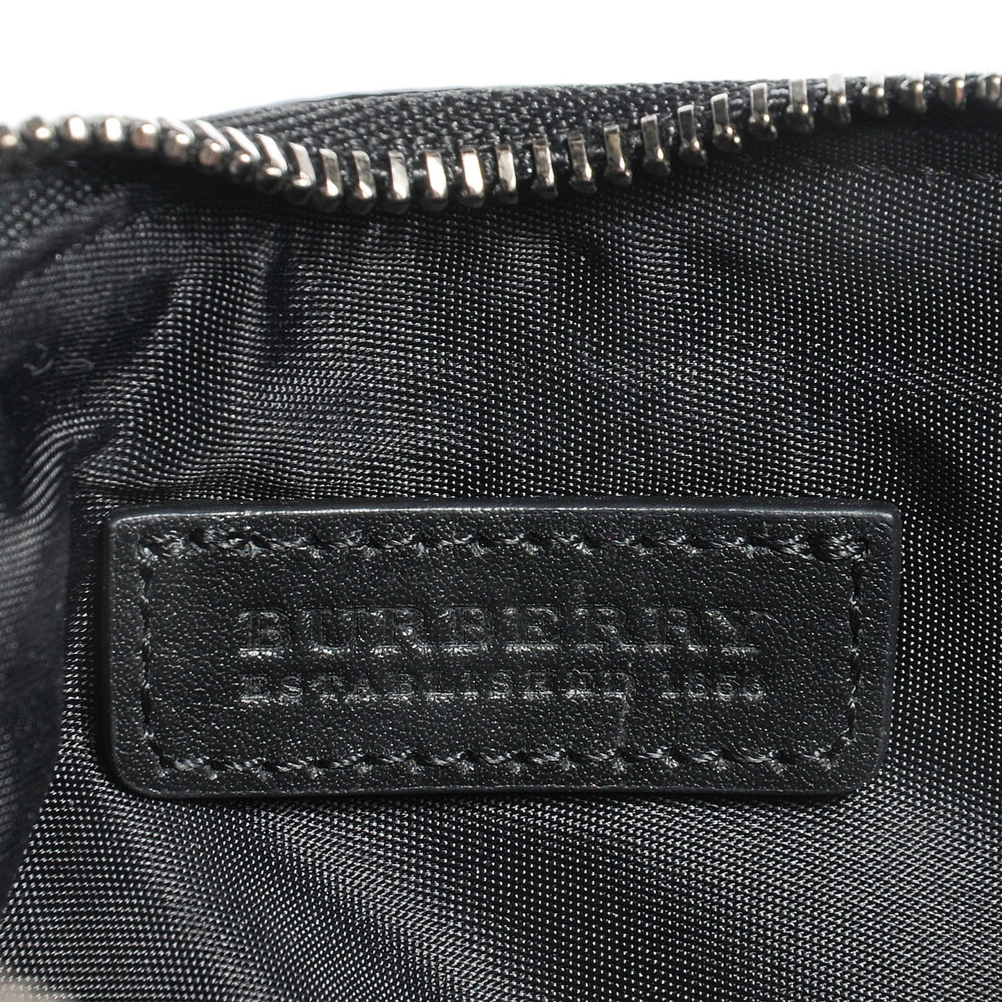 Patent Beat Check Cosmetic Case Black