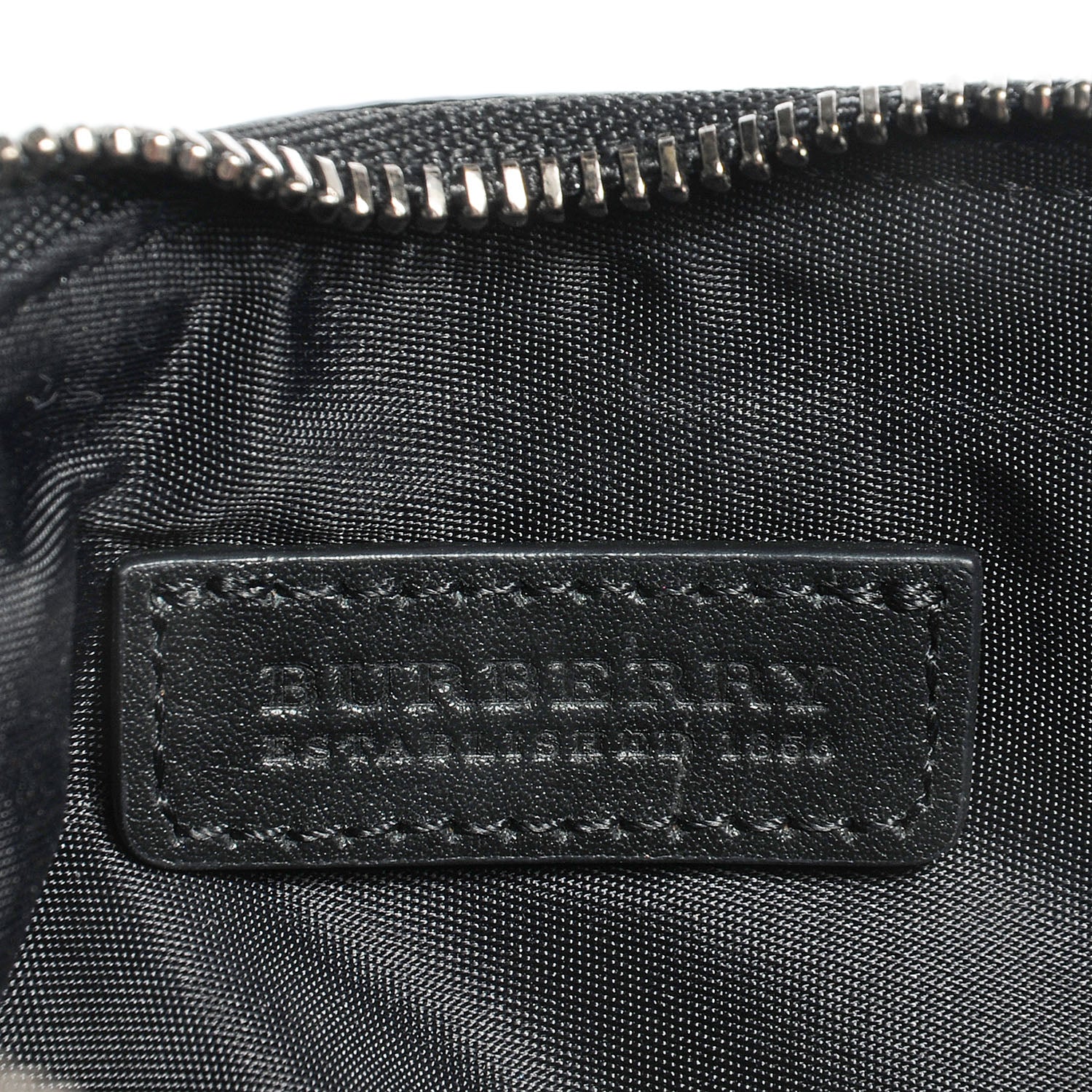 Burberry Patent Beat Check Cosmetic Case Black 6 of 8
