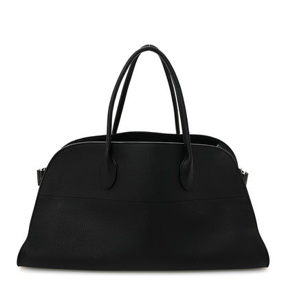 The Row Matte Grained Calfskin EW Margaux Black 1 of 9