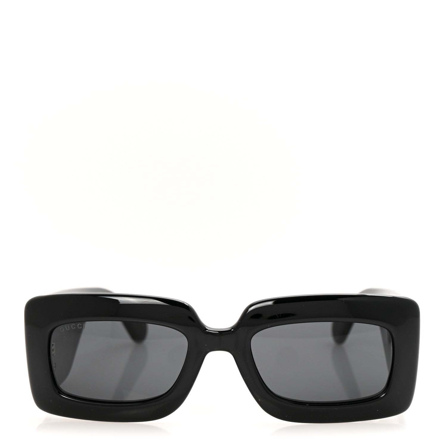 Gucci Acetate Rectangular Sunglasses GG0811S Black 2 of 9