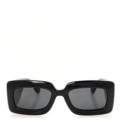 Gucci Acetate Rectangular Sunglasses GG0811S Black 2 of 9