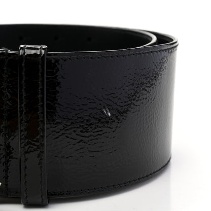 Chanel Patent CC Wide Belt 80 32 Black 8 of 9