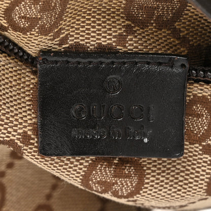Gucci GG Monogram Double Pocket Belt Bag Dark Brown 6 of 12