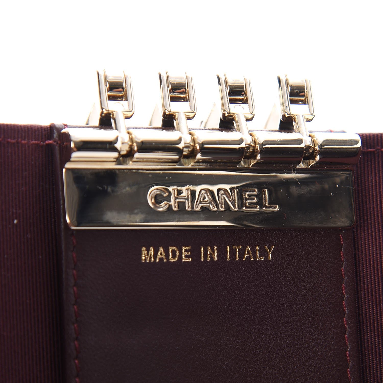 Chanel Lambskin Quilted 4 Key Holder Black 7 of 9