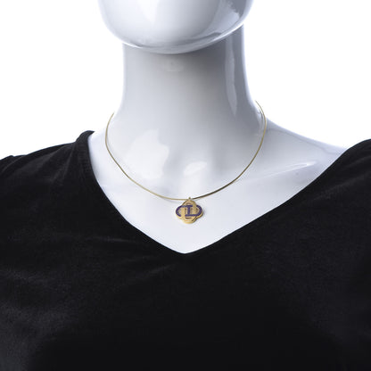Hermes Lacquer Isatis Necklace Pourpre 2 of 5