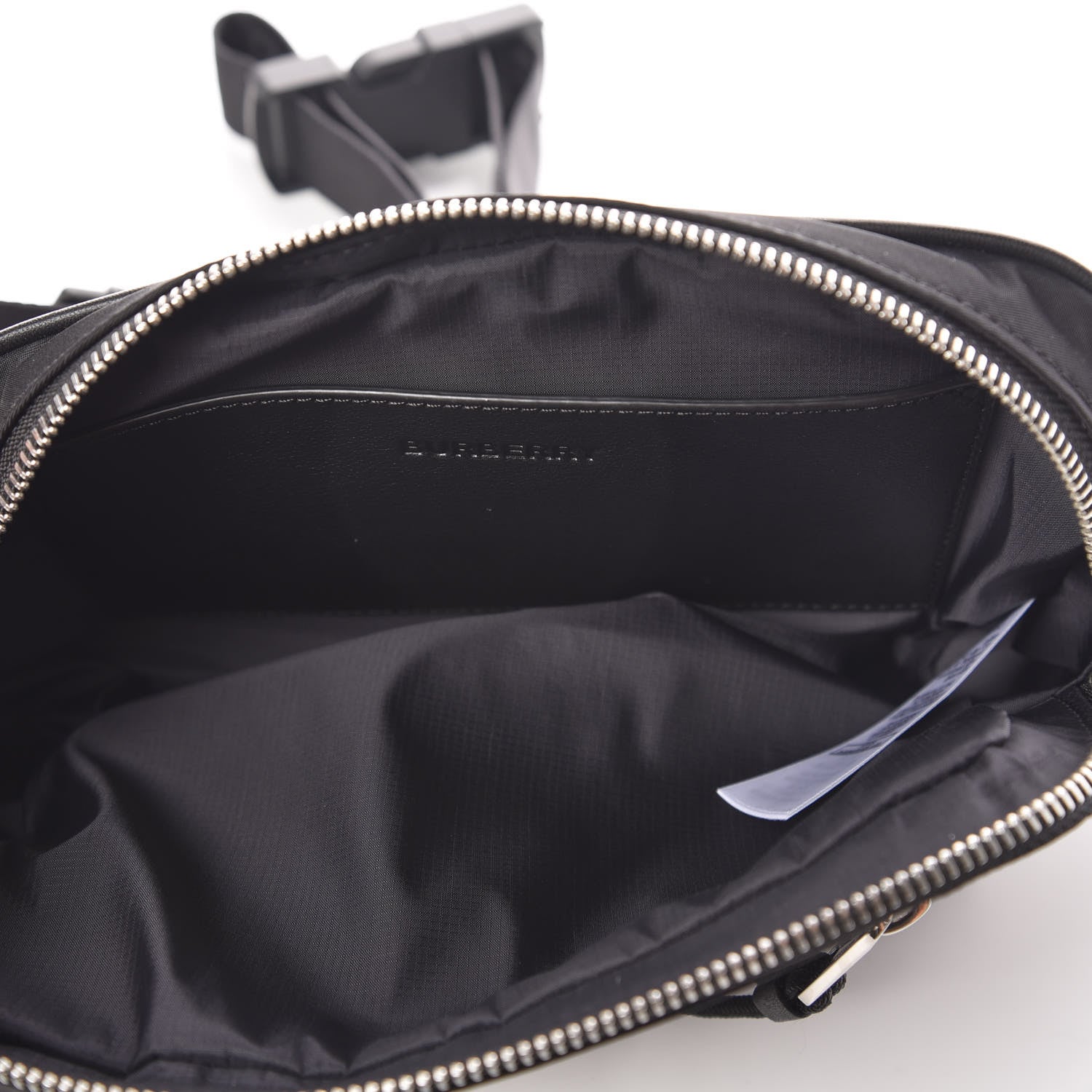 Burberry Econyl Logo Print Bum Bag Black 8 of 9