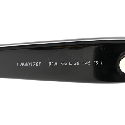 Loewe Acetate Cat Eye Swan Slim Sunglasses LW40178F Black 6 of 7