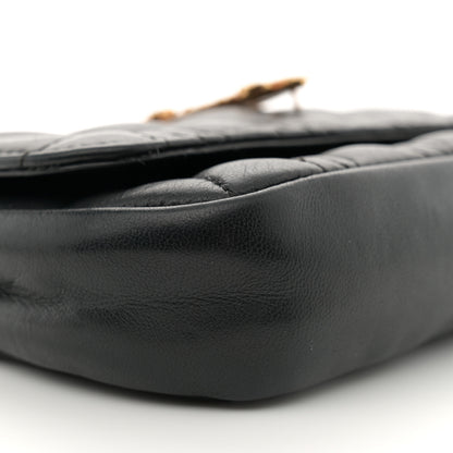Versace Nappa Quilted Virtus V Evening Bag Black 9 of 13