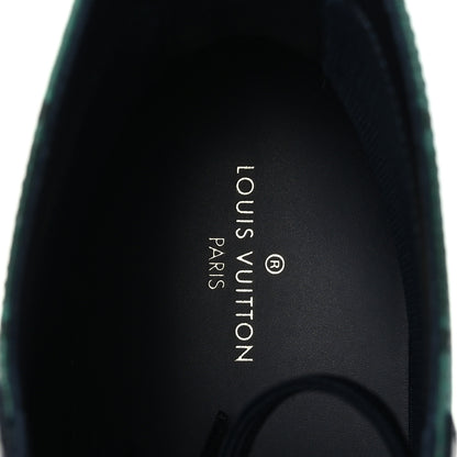 Louis Vuitton Tartan Tattoo Sneaker Boots 9 Navy Green 9 of 10