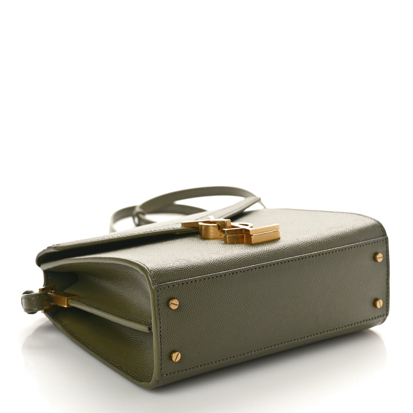 Grain de Poudre Mini Classic Monogram Cassandra Top Handle Olive
