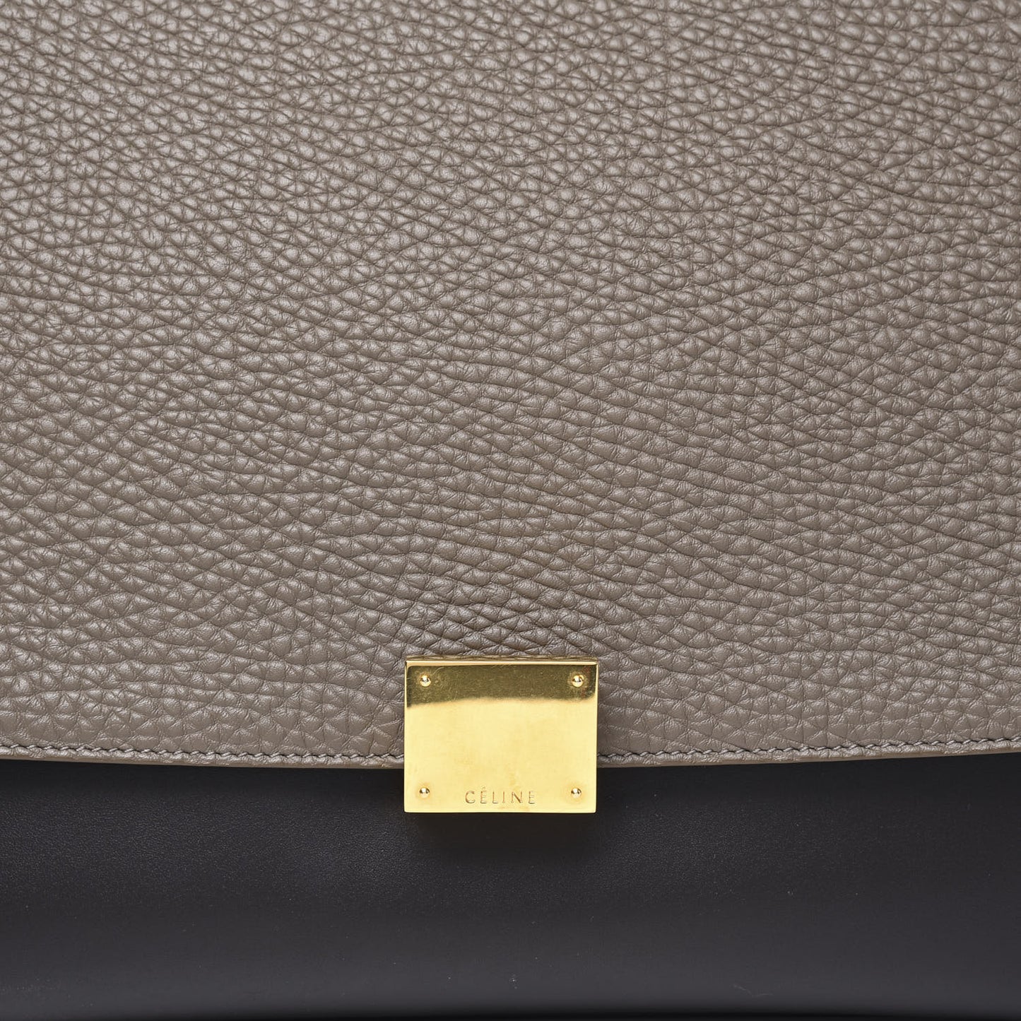 Bullhide Calfskin Nubuck Medium Tri-Color Trapeze Taupe