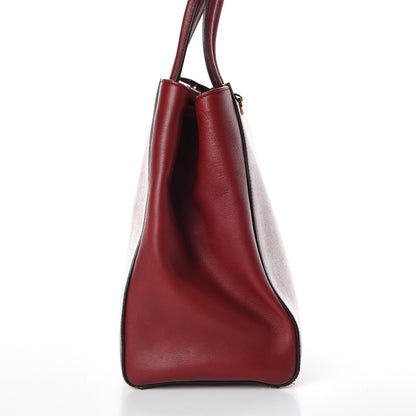 Fendi Vitello Elite Regular 2Jours Tote Rosso Scuro Ciliegia 11 of 11