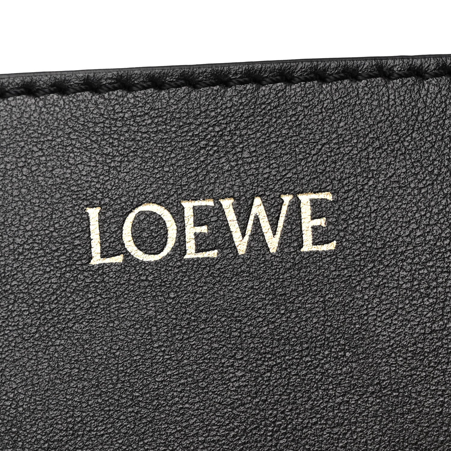 Loewe Shiny Calfskin Medium Puzzle Fold Tote Black 6 of 12