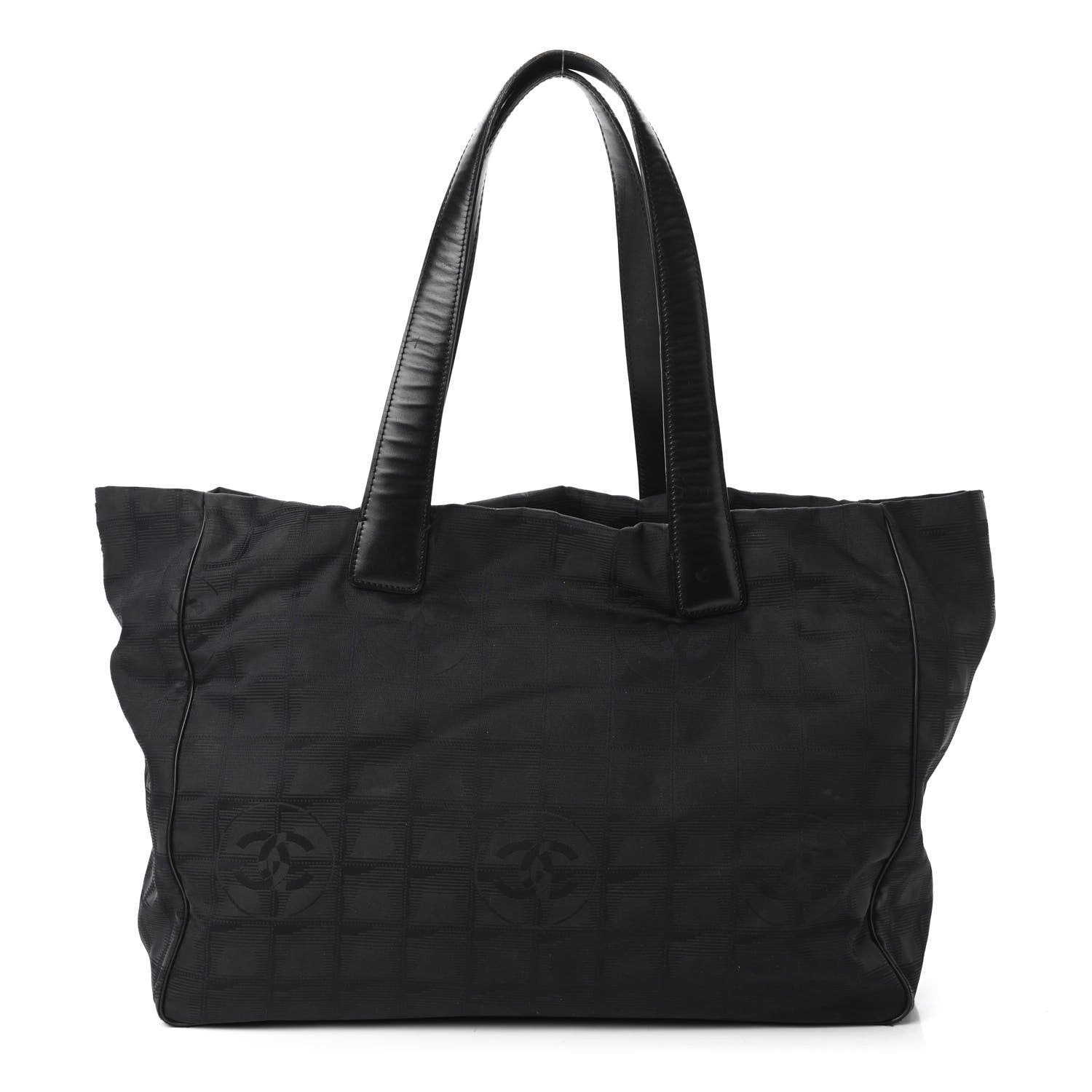 Chanel Nylon Medium Travel Tote Black 1 of 10
