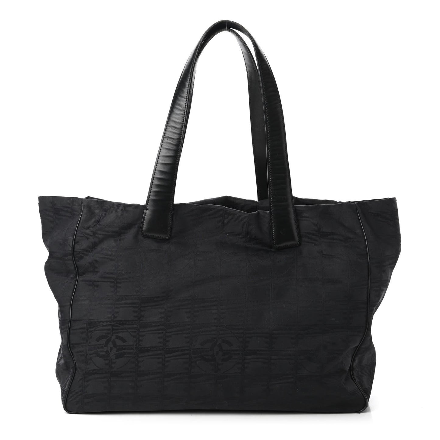 Nylon Medium Travel Tote Black