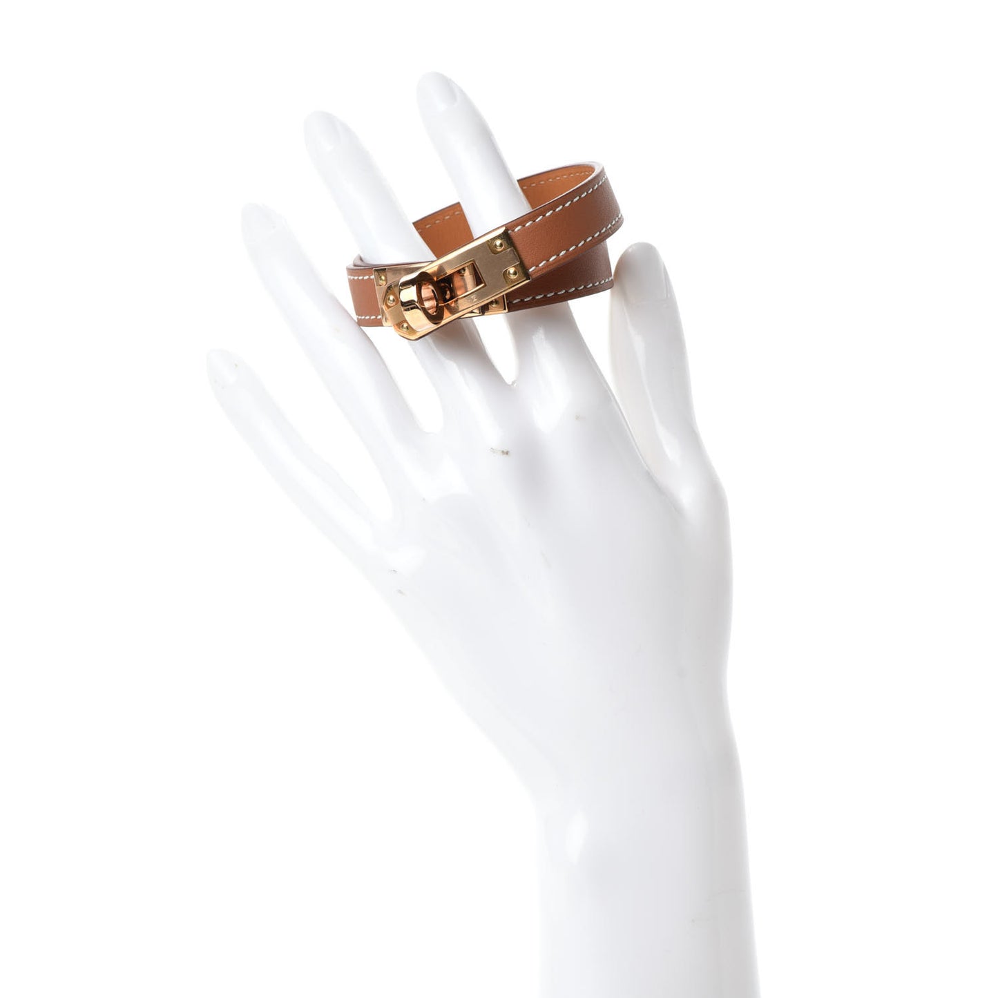 Barenia Kelly Double Tour Bracelet T2 Fauve