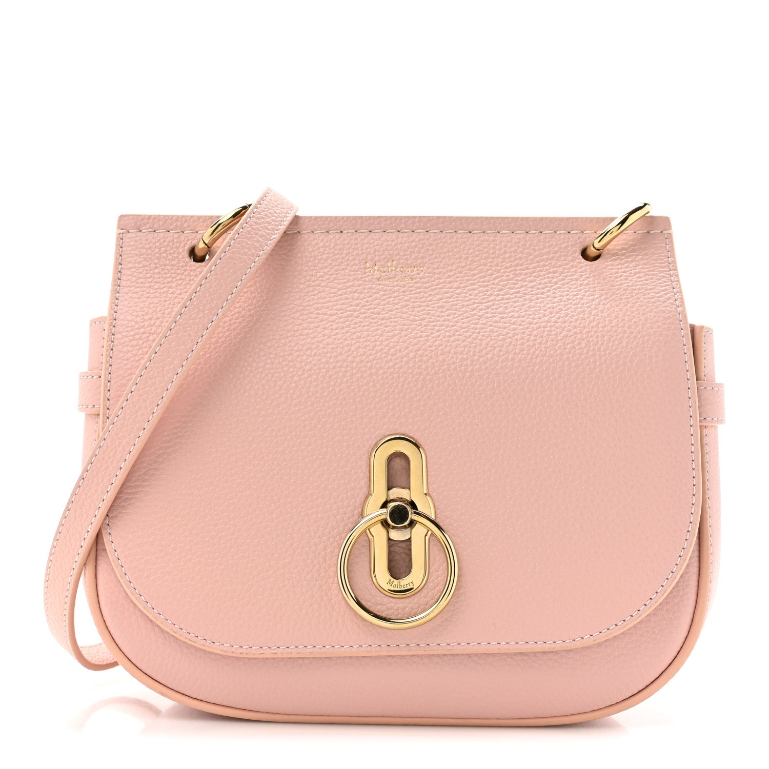 Mulberry Small Classic Grain Small Amberley Satchel Icy Pink 1 of 14