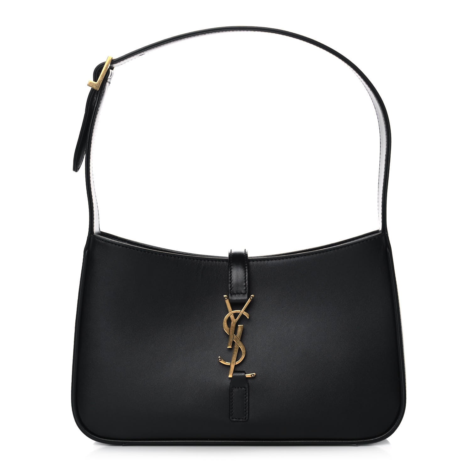 Saint Laurent Smooth Calfskin Le 5 A 7 Hobo Black 1 of 10