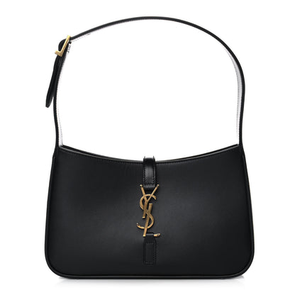Saint Laurent Smooth Calfskin Le 5 A 7 Hobo Black 1 of 10