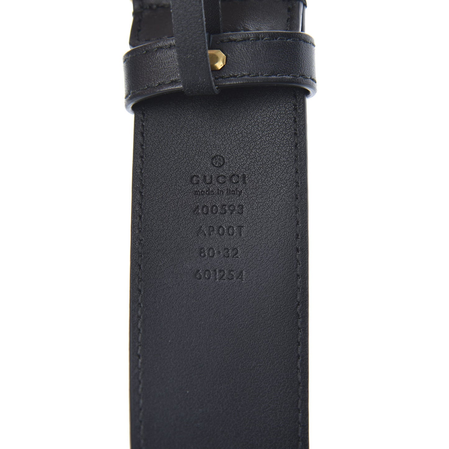 Calfskin Double G 40mm Belt 80 32 Black