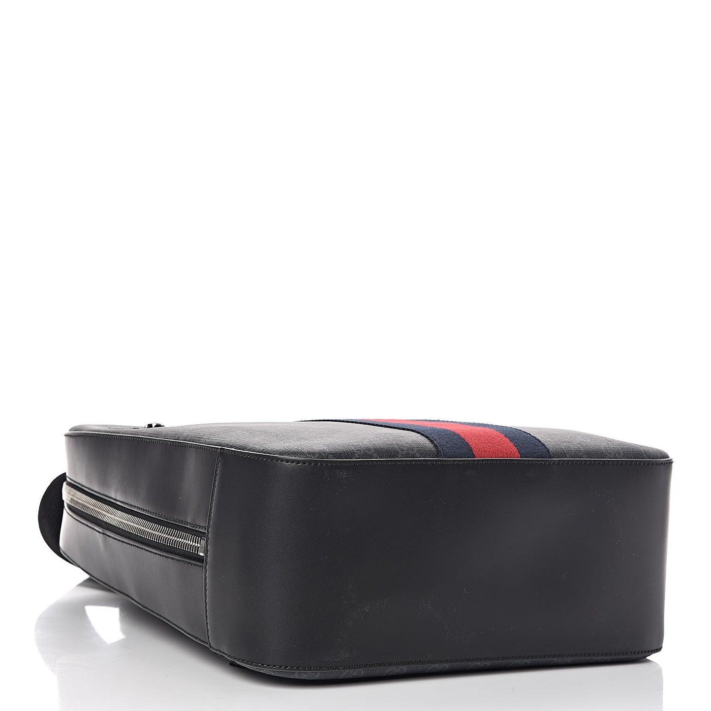 GG Supreme Monogram Web Tote Backpack Black Grey