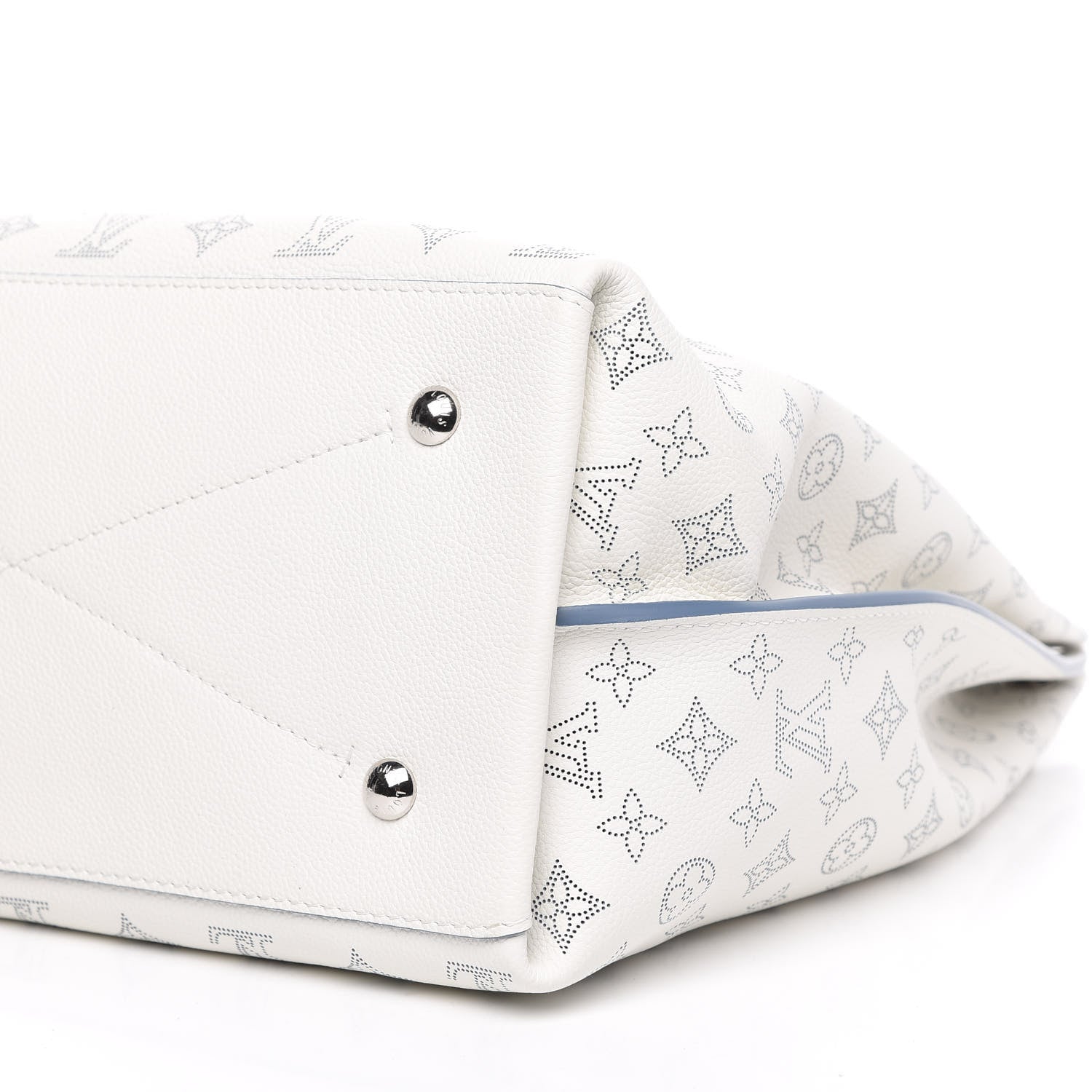 Louis Vuitton Mahina Carmel Hobo Snow 8 of 8