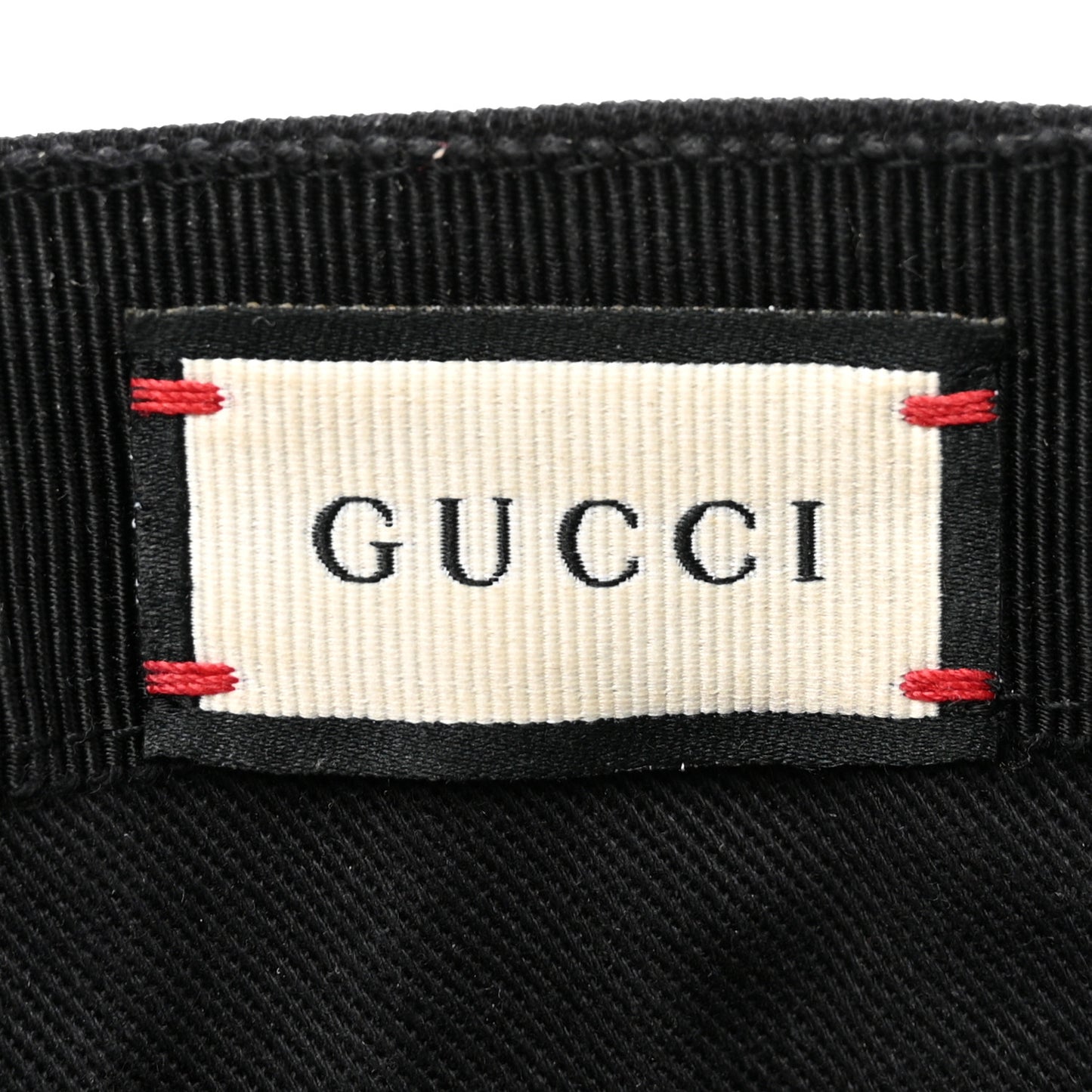 Cotton Loved Gucci Baseball Hat M Black