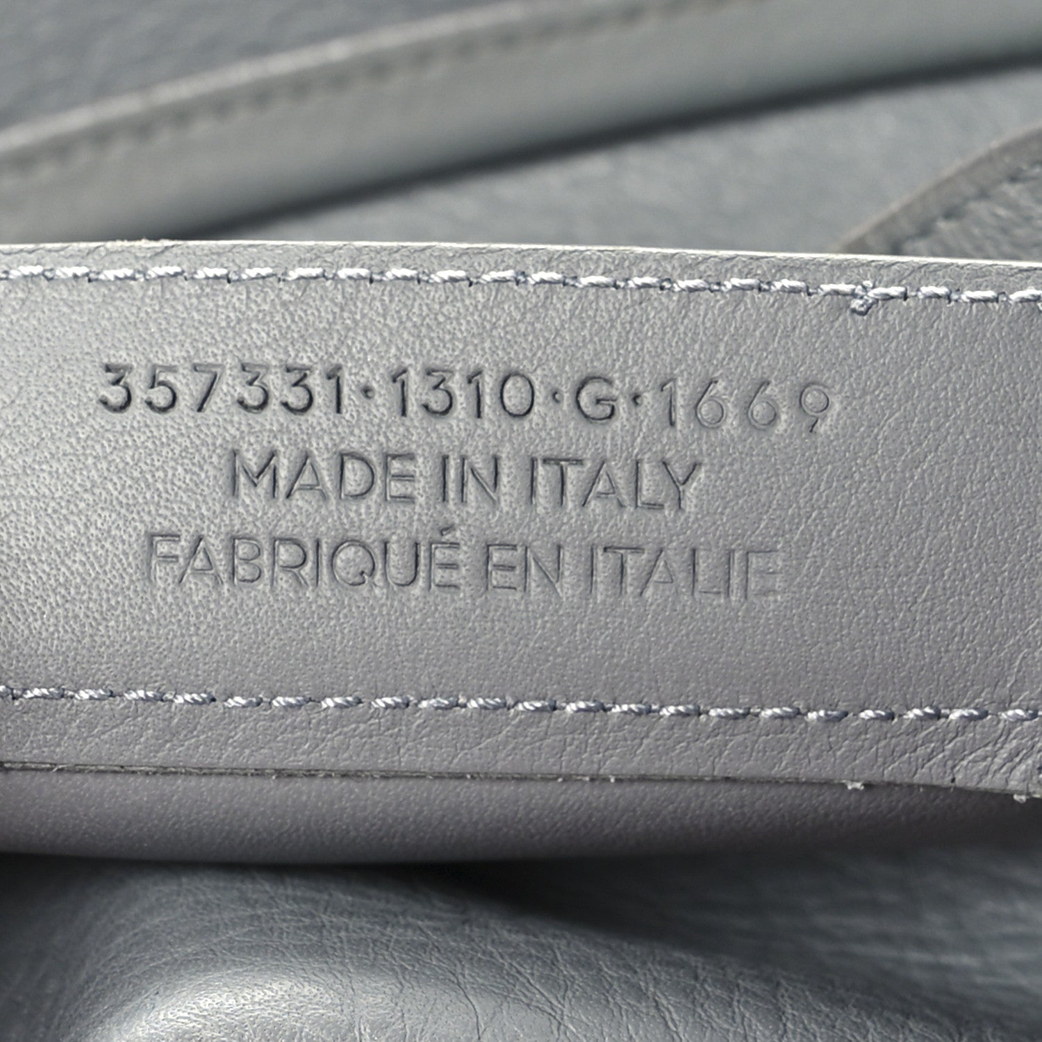 Balenciaga Veau Papier A4 Zip Around Tote Grey 7 of 14