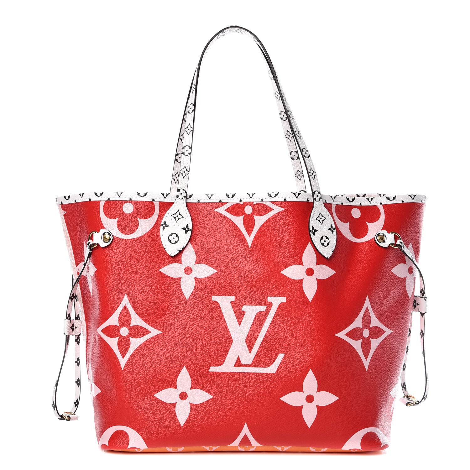 Louis Vuitton Monogram Giant Neverfull MM Rouge 2 of 11