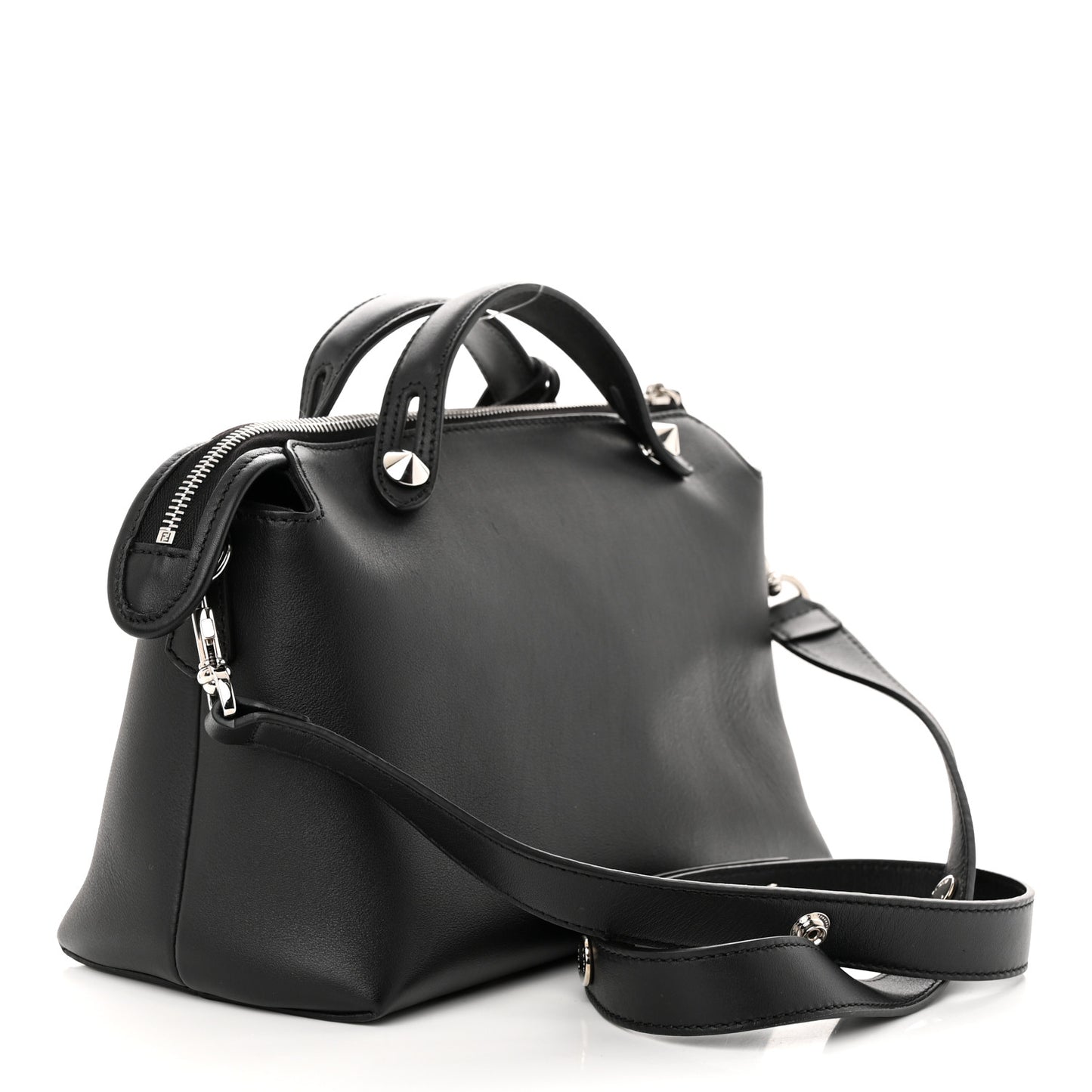 Vitello Dolce Medium By The Way Boston Bag Black