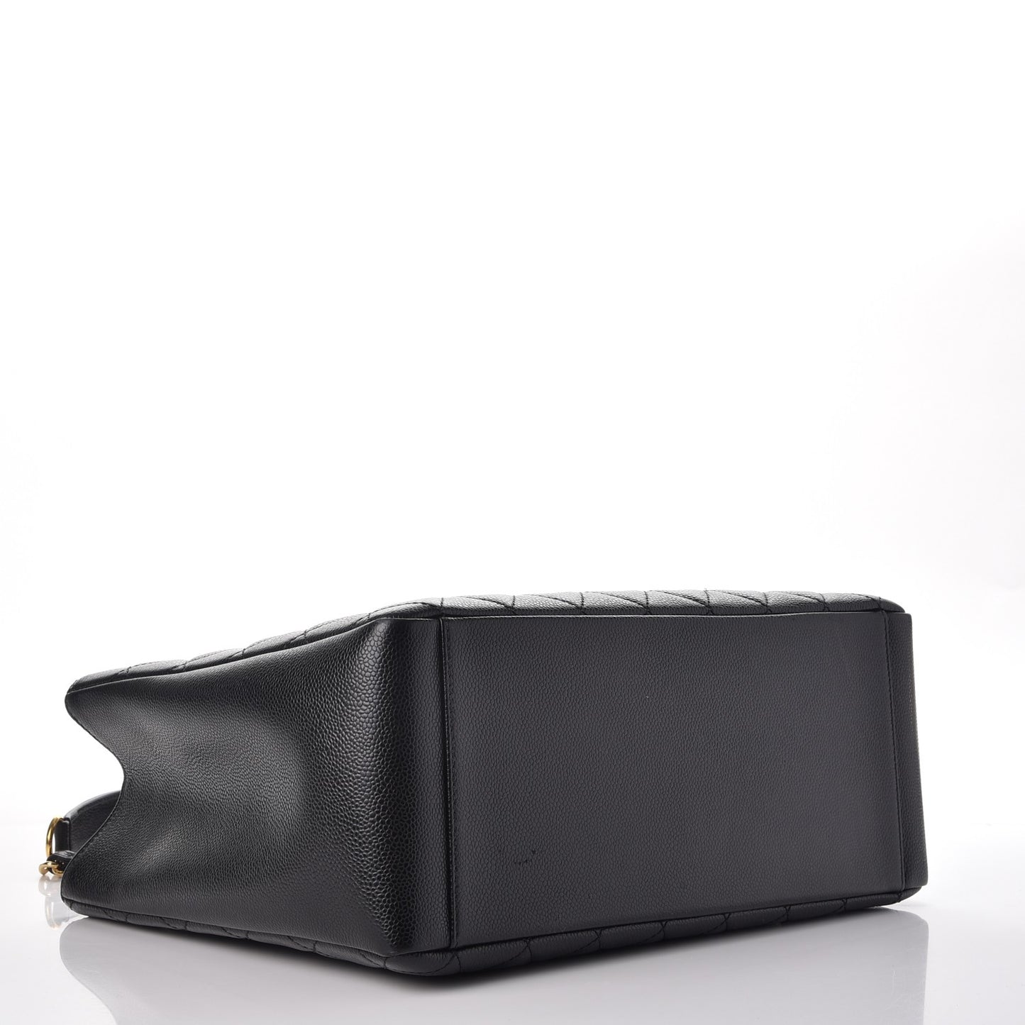 Caviar Quilted Grand Shopping Tote GST Black