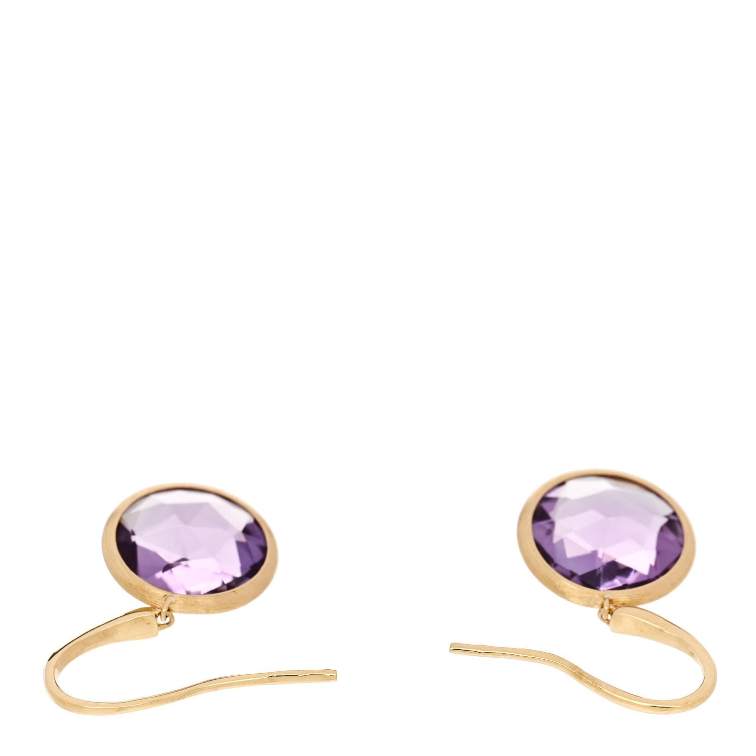Marco Bicego 18K Yellow Gold Amethyst Jaipur Drop Earrings 3 of 4