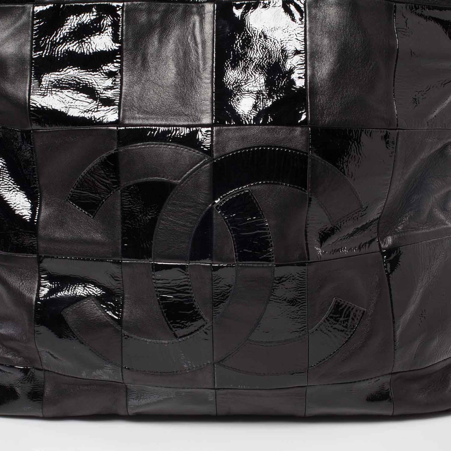 Patent Patchwork Brooklyn Large Tote