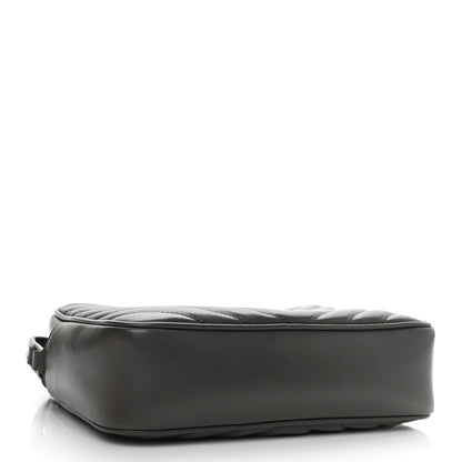 Saint Laurent Calfskin Matelasse Monogram Lou Camera Bag Asphalt 4 of 12