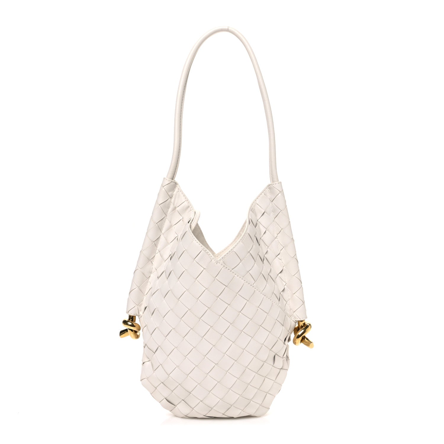 Bottega Veneta Nappa Intrecciato Small Solstice Hobo White 1 of 11