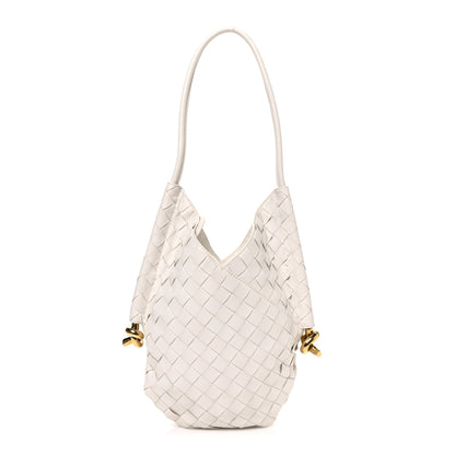Bottega Veneta Nappa Intrecciato Small Solstice Hobo White 1 of 11