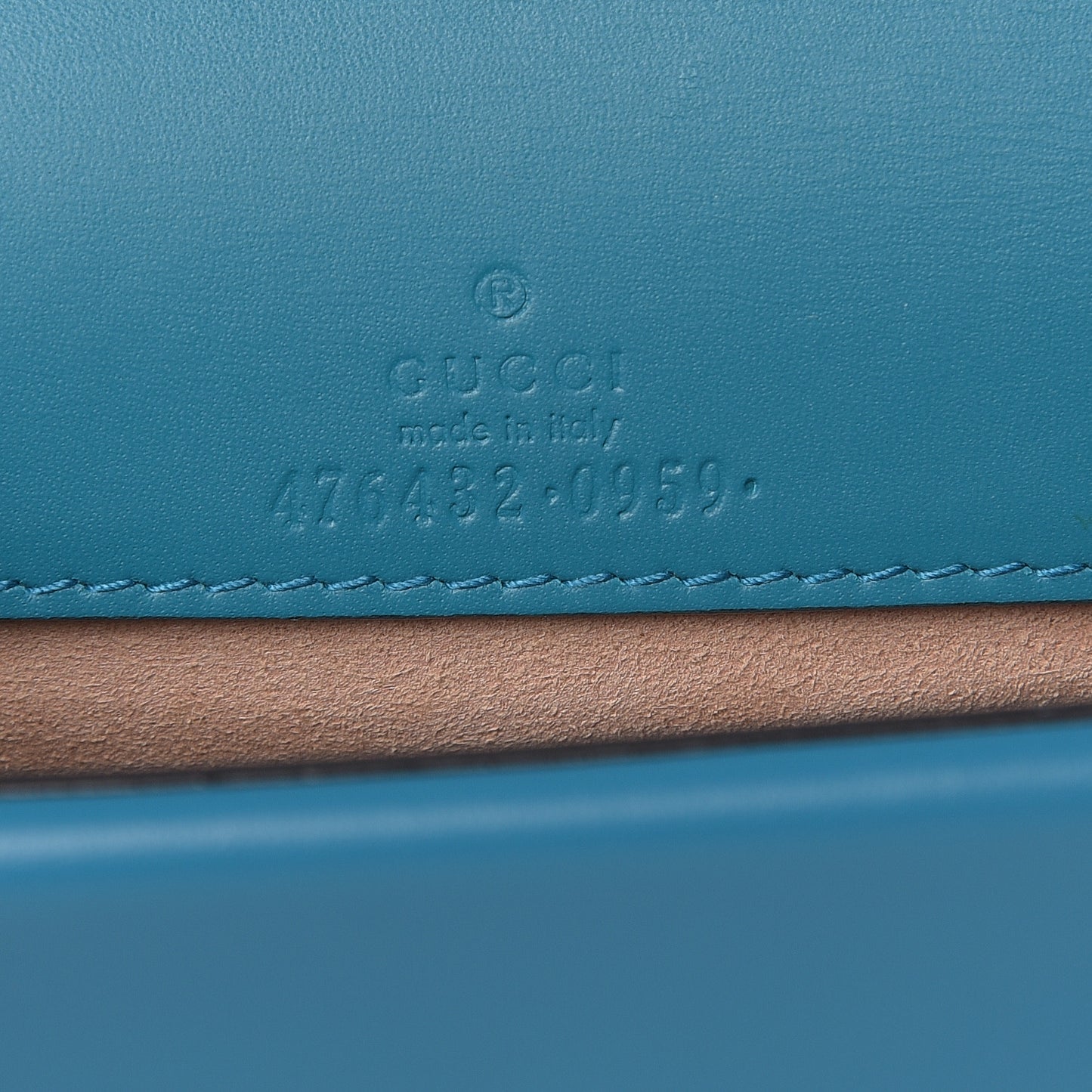 Velvet Super Mini Dionysus Shoulder Bag Pavone Cyan