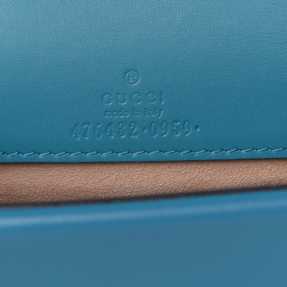 Gucci Velvet Super Mini Dionysus Shoulder Bag Pavone Cyan 6 of 8