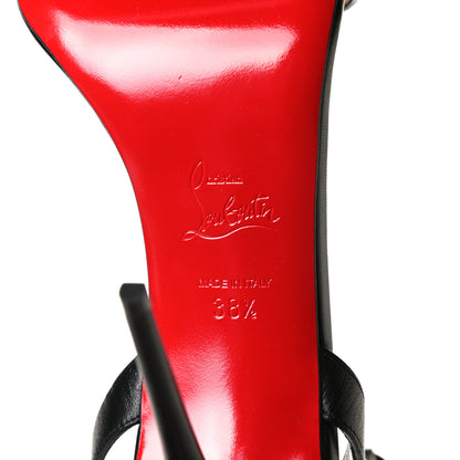 Christian Louboutin Nappa Loubi Girl 100 Sandals 38.5 Black 8 of 12