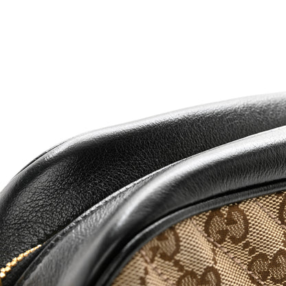 Gucci Monogram Matelasse Diagonal Small GG Marmont Chain Shoulder Bag Beige Black 11 of 11
