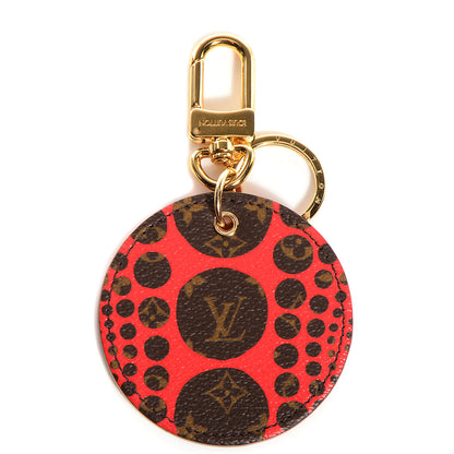Louis Vuitton Monogram Kusama Pumpkin Dots Key Holder Red 1 of 6