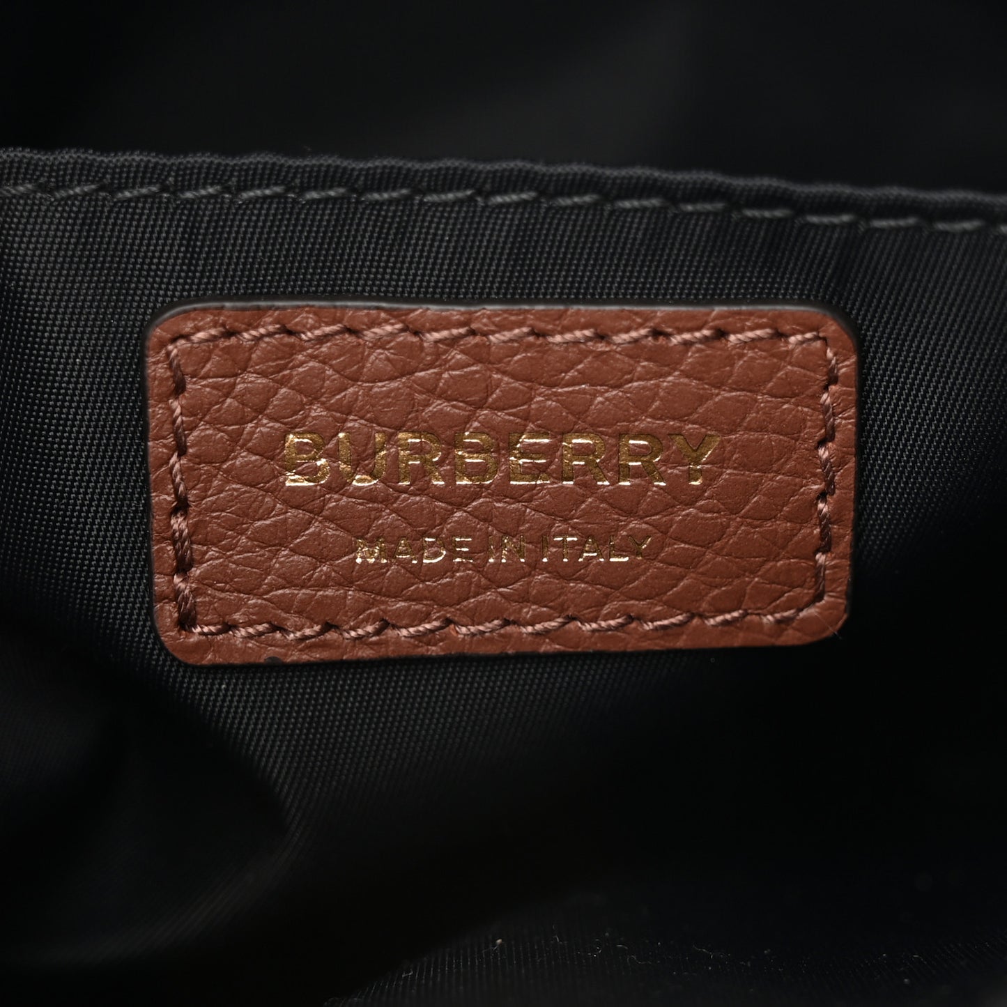 Grained Calfskin Small Camera Bag Tan
